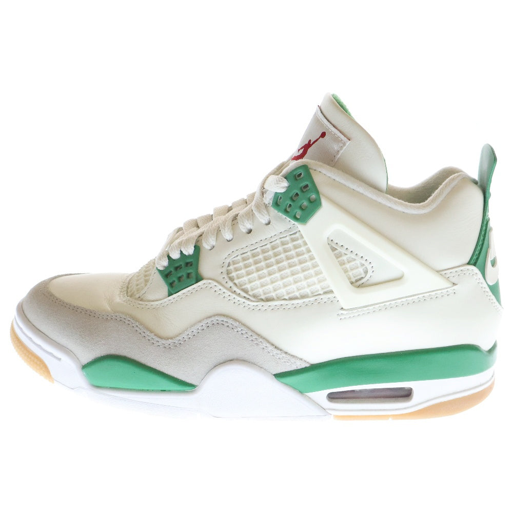 NIKE SB(ナイキエスビー) AIR JORDAN 4 RETRO SP Pine Green エア ジョーダン 4 レトロ SP パイングリーン ハイカットスニーカー US6.5/24.5cm ホワイト/グリーン DR5415-103