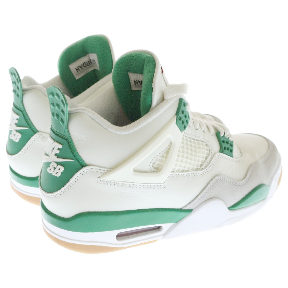 NIKE SB(ナイキエスビー) AIR JORDAN 4 RETRO SP Pine Green エア ジョーダン 4 レトロ SP パイングリーン ハイカットスニーカー US6.5/24.5cm ホワイト/グリーン DR5415-103