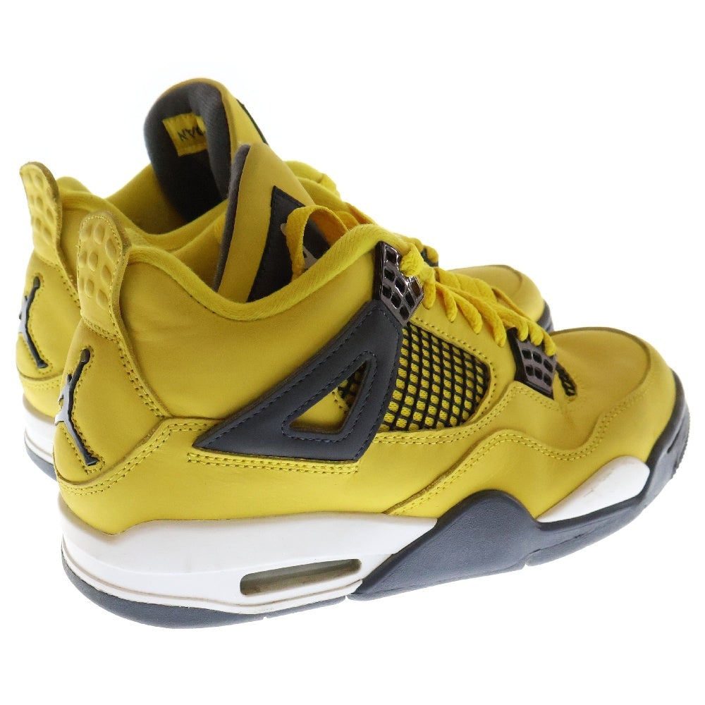 NIKE(ナイキ) AIR JORDAN 4 RETRO TOUR YELLOW エアジョーダン レトロ ハイカットスニーカー シューズ ツアー イエロー US7/25cm CT8527-700