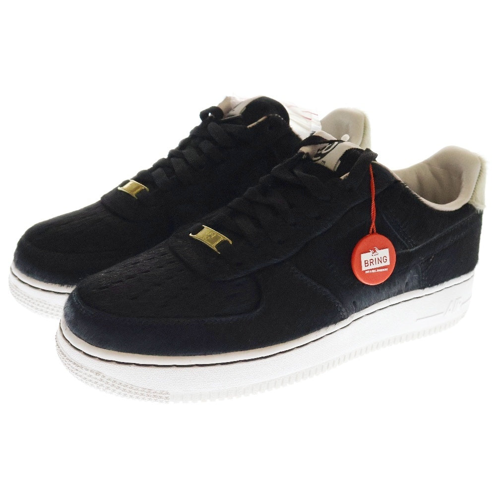NIKE(ナイキ) ×BE@RBRICK AIR FORCE 1 LOW Premium ベアブリック エアフォースワン ローカットスニーカー ブラック US8.5/26.5cm 318775-017