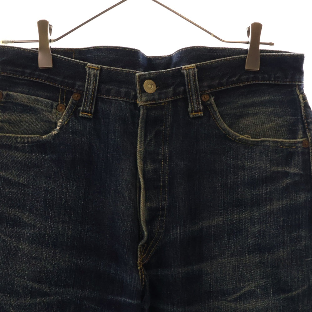 SUGAR CANE(シュガーケーン) ストレート デニムパンツ ボタンフライ MADE IN USA インディゴ