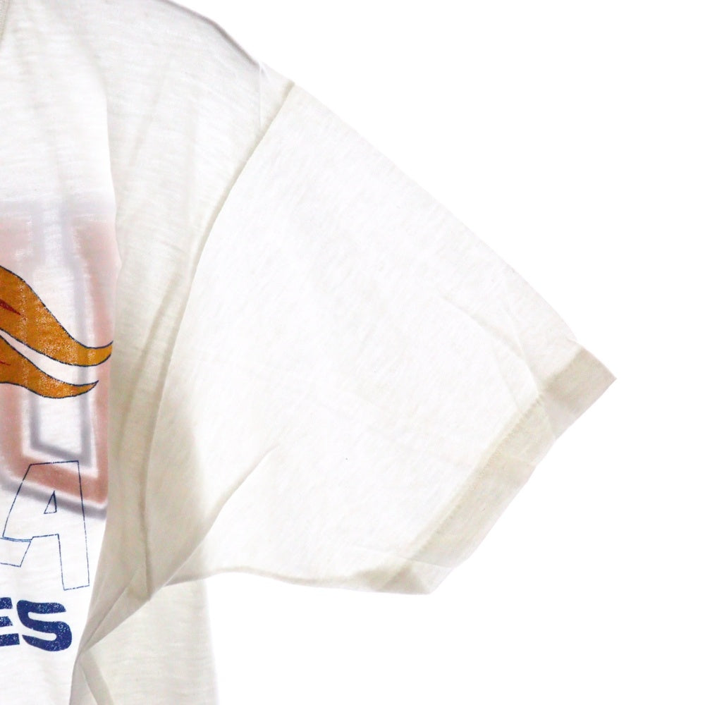 VINTAGE(ヴィンテージ) 80S SCREEN STARS GAMES スクリーンスターズ グラフィックプリント クルーネック コットン 半袖Tシャツ カットソー ホワイト