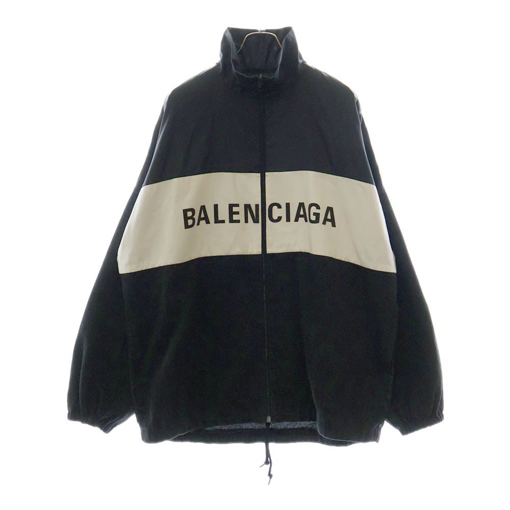 【BALENCIAGA】18AW 80s ロゴ ナイロンジャケット BALENCIAGA(バレンシアガ) 18AW Nylon Logo Denim Jacket ロゴ
