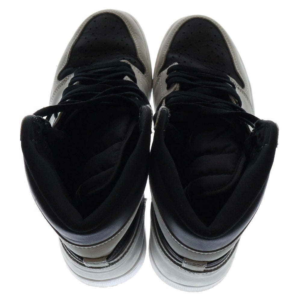 NIKE(ナイキ) AIR JORDAN 1 HIGH OG SHADOW 2.0 エアジョーダン1 シャドー2.0 ハイカットスニーカー ブラック/グレー US10/28.0cm 555088-035