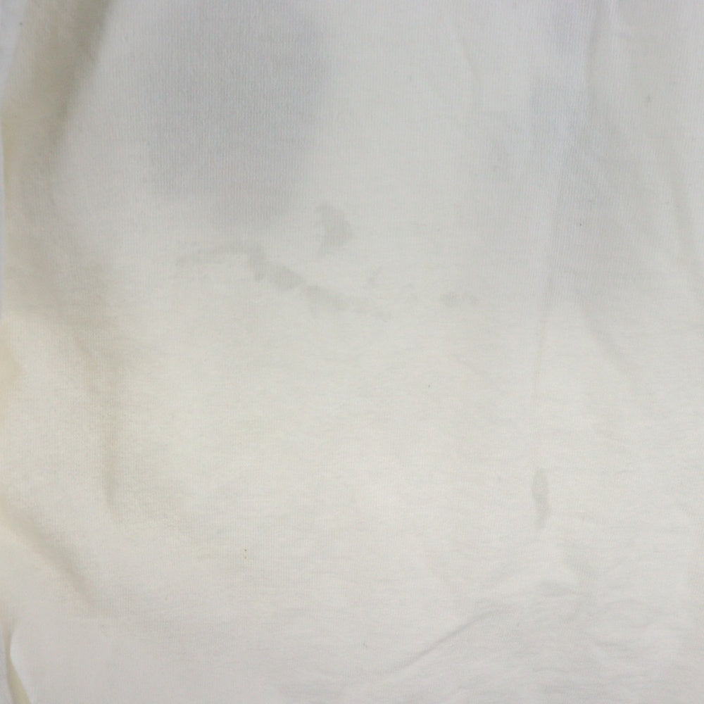 cvtvlist(カタリスト) 23AW Drunk aloha tee ロゴプリント クルーネック コットン 半袖Tシャツ カットソー ホワイト 2201060305