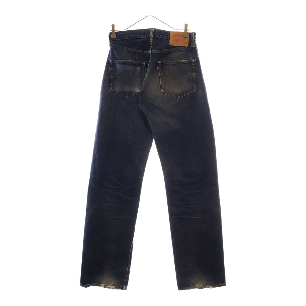 Levi's(リーバイス) 90S 501XX 復刻 ボタン裏555 バレンシア工場 USA製 BIGE ボタンフライ ストレートデニムパンツ インディゴ