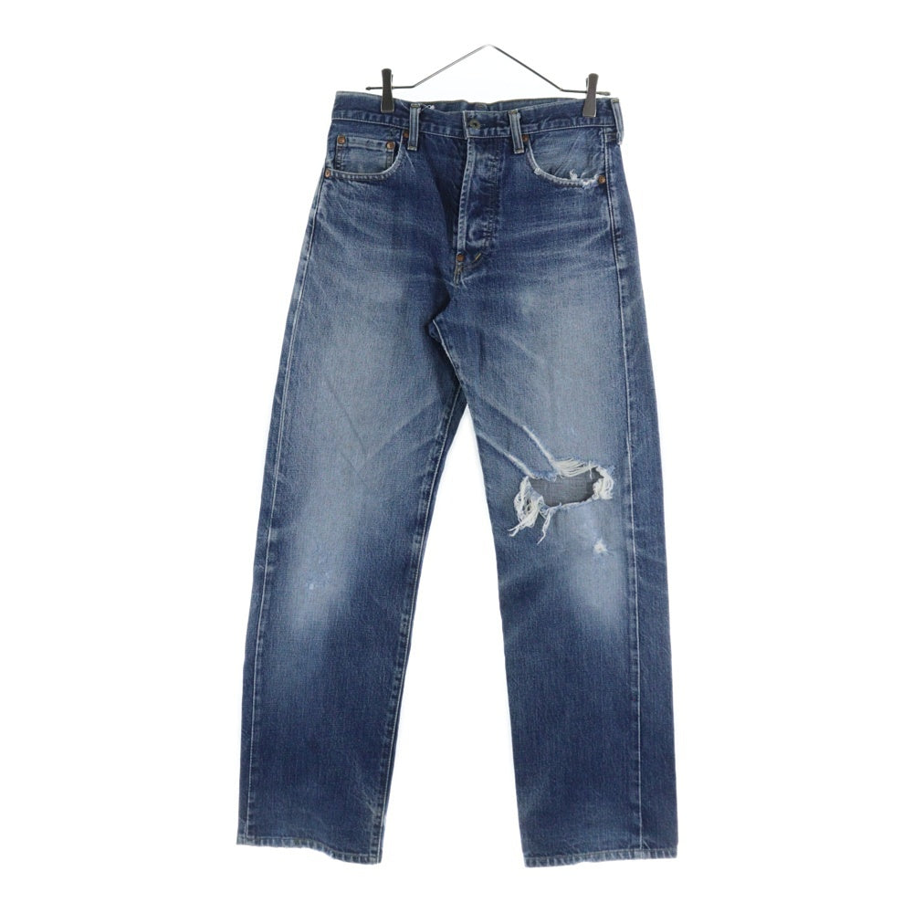 Levi's(リーバイス) 90S 702XX 復刻 ボタン裏J22 日本製 BIGE 片面タブ ボタンフライ デニムパンツ インディゴ JB126