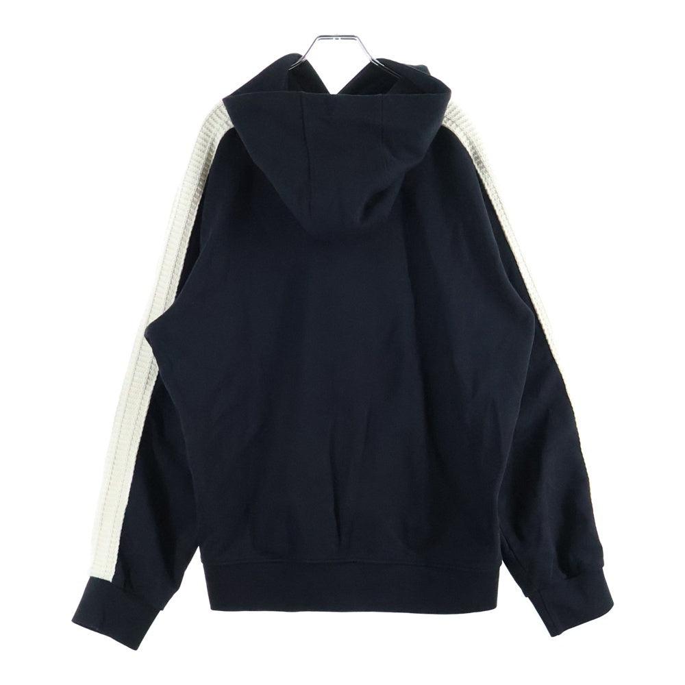 BARROW(バロウ) COTTON HOODIE アップリケ コットンフーディ プルオーバー スウェットパーカー ブラック 033960