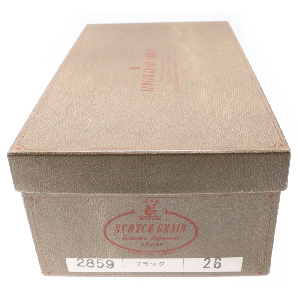 SCOTCH GRAIN(スコッチグレイン) Uチップ ドレスシューズ レザー ブラック 2859
