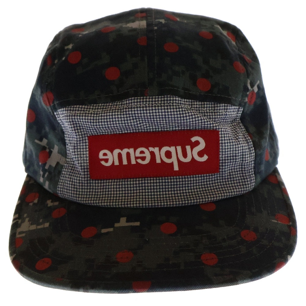 SUPREME(シュプリーム) 13SS Comme des Garcons SHIRT Camp Cap コムデギャルソン ボックスロゴ デジカモ キャンプキャップ 帽子 マルチ