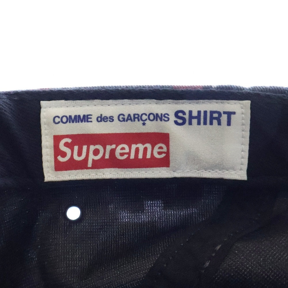SUPREME(シュプリーム) 13SS Comme des Garcons SHIRT Camp Cap コムデギャルソン ボックスロゴ デジカモ キャンプキャップ 帽子 マルチ