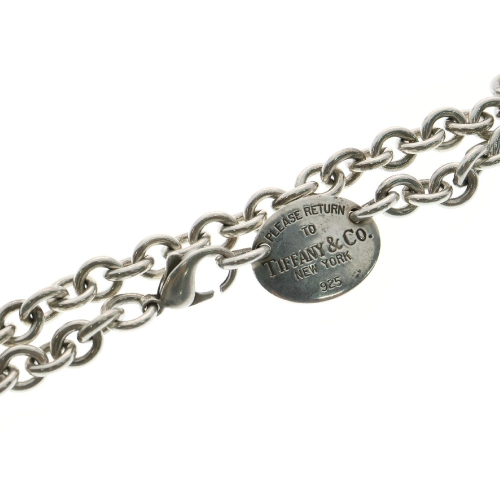 TIFFANY&Co(ティファニー) VINTAGE リターントゥ ティファニー オーバル タグ ネックレス チョーカー シルバー