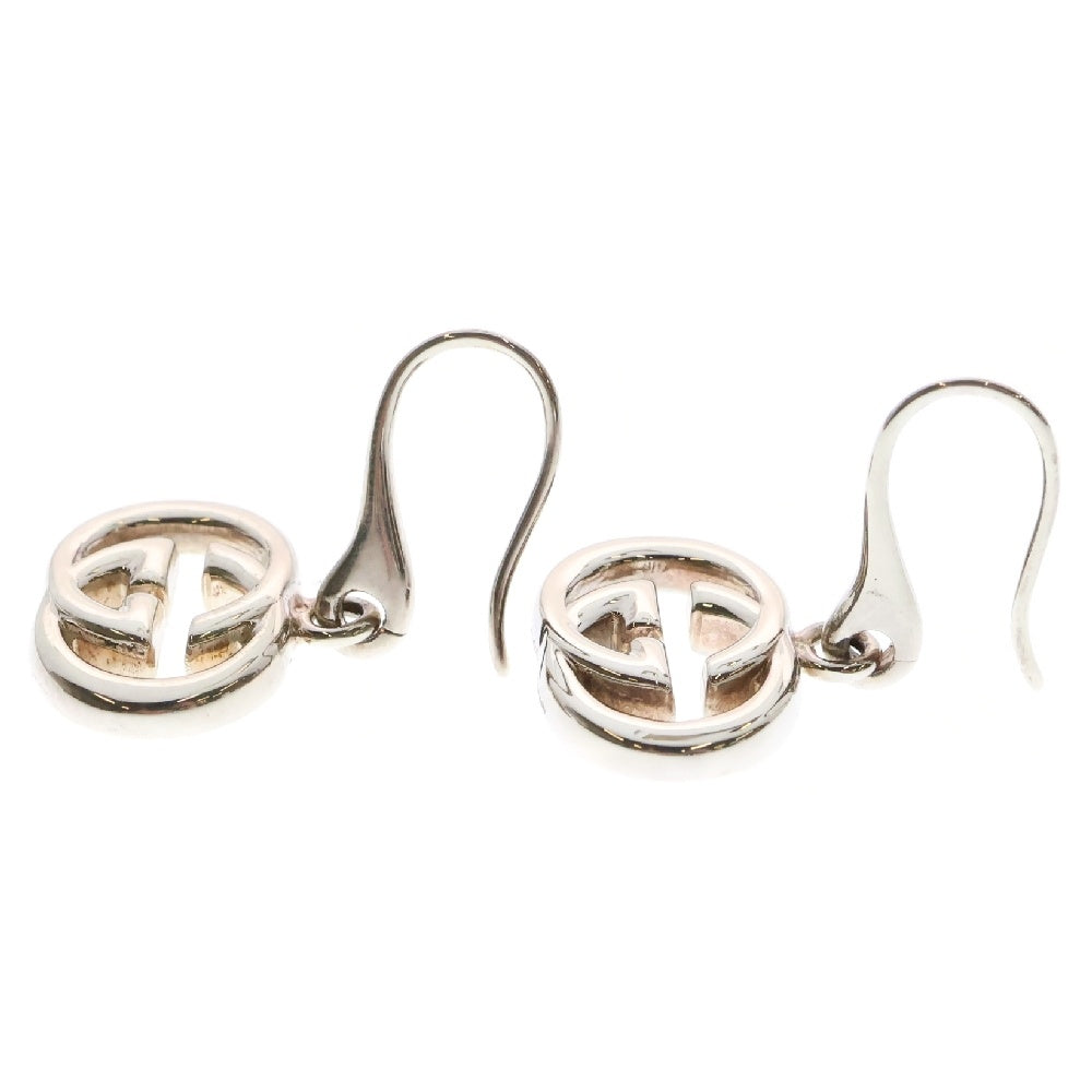 GUCCI(グッチ) インターロッキングG ドロップ ピアス シルバーブリット シルバー
