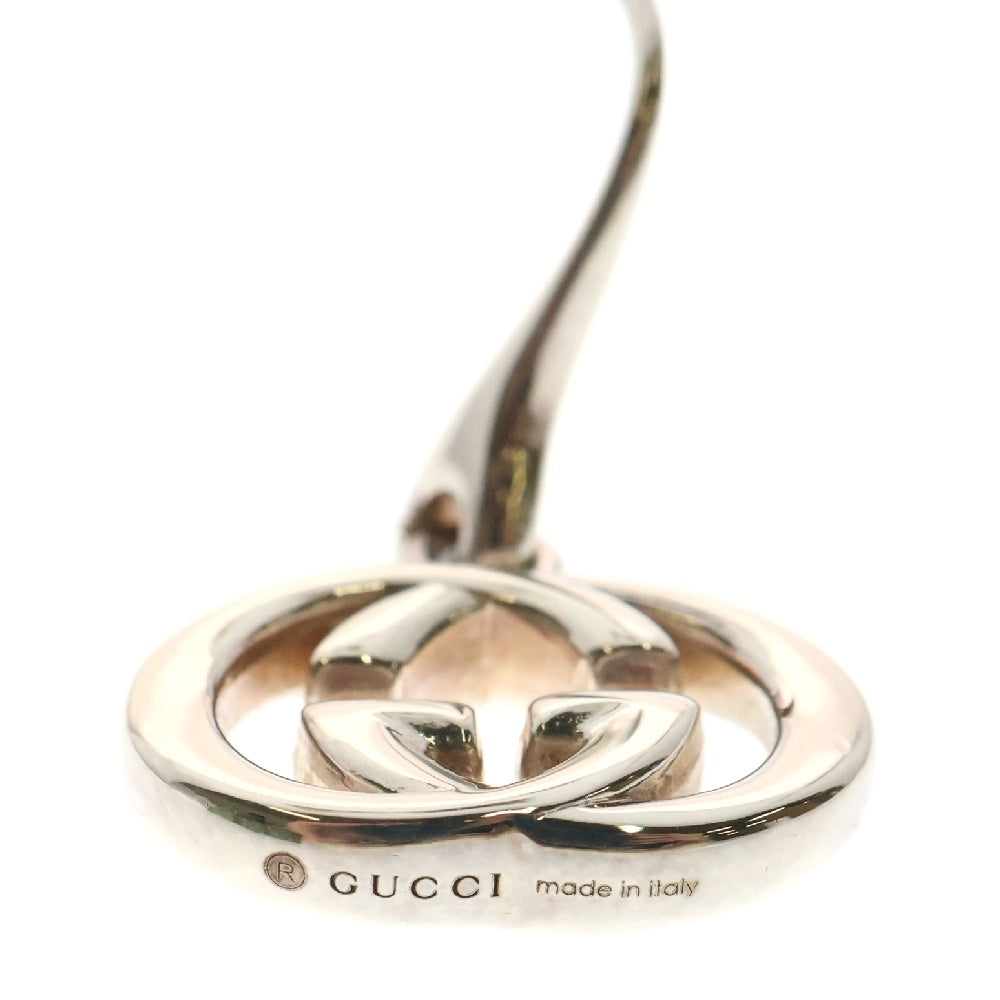GUCCI(グッチ) インターロッキングG ドロップ ピアス シルバーブリット シルバー