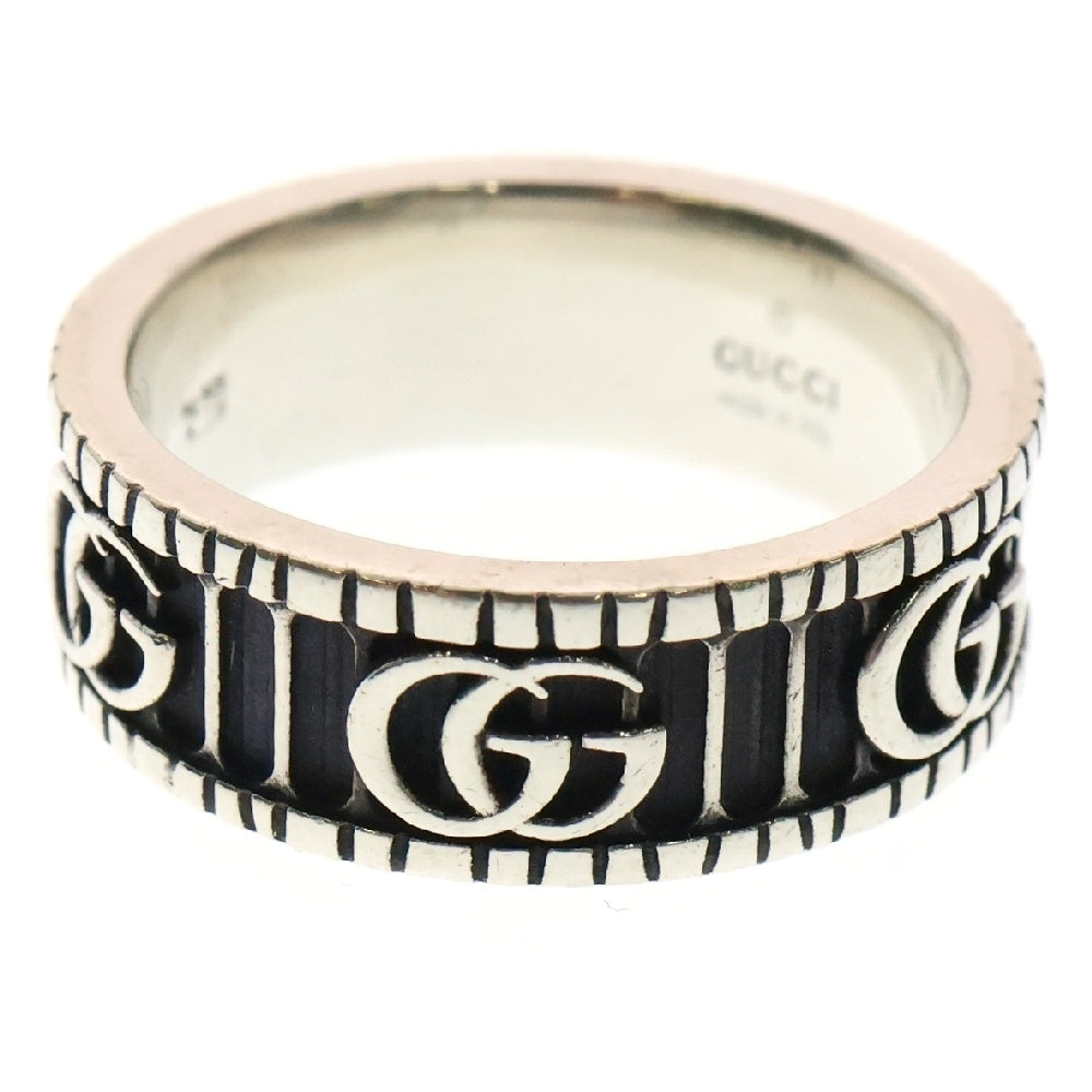 GUCCI(グッチ) GGマーモント ダブルG ワイド リング シルバー 551899