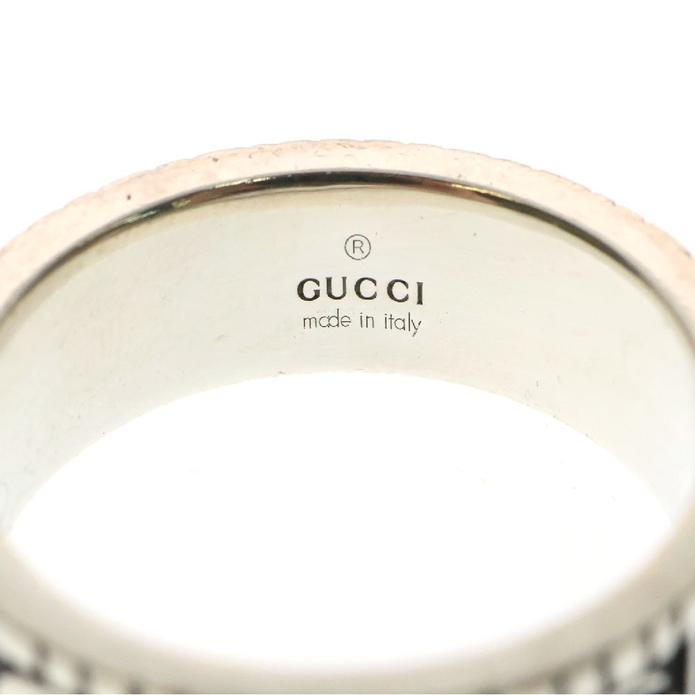 GUCCI(グッチ) GGマーモント ダブルG ワイド リング シルバー 551899