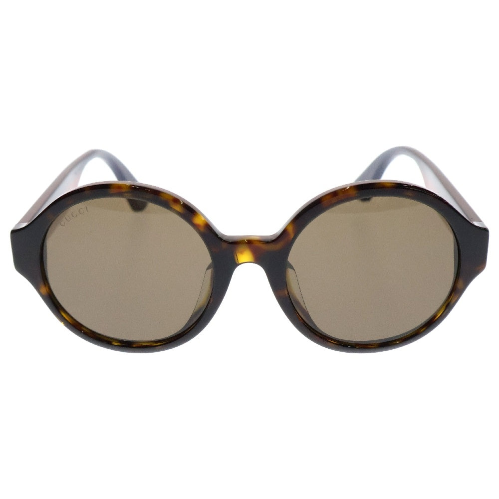 GUCCI(グッチ) インターロッキングG ラウンド サングラス ブラウン GG0280SA