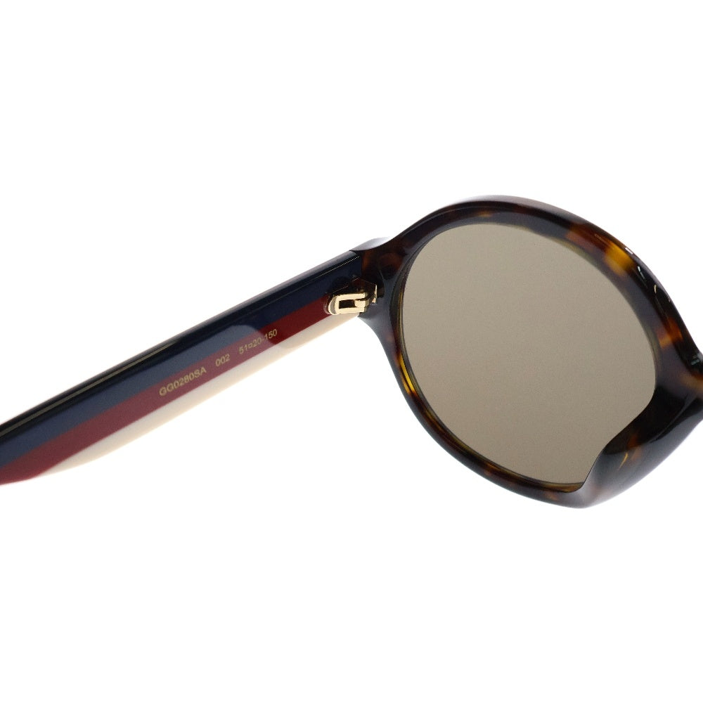 GUCCI(グッチ) インターロッキングG ラウンド サングラス ブラウン GG0280SA