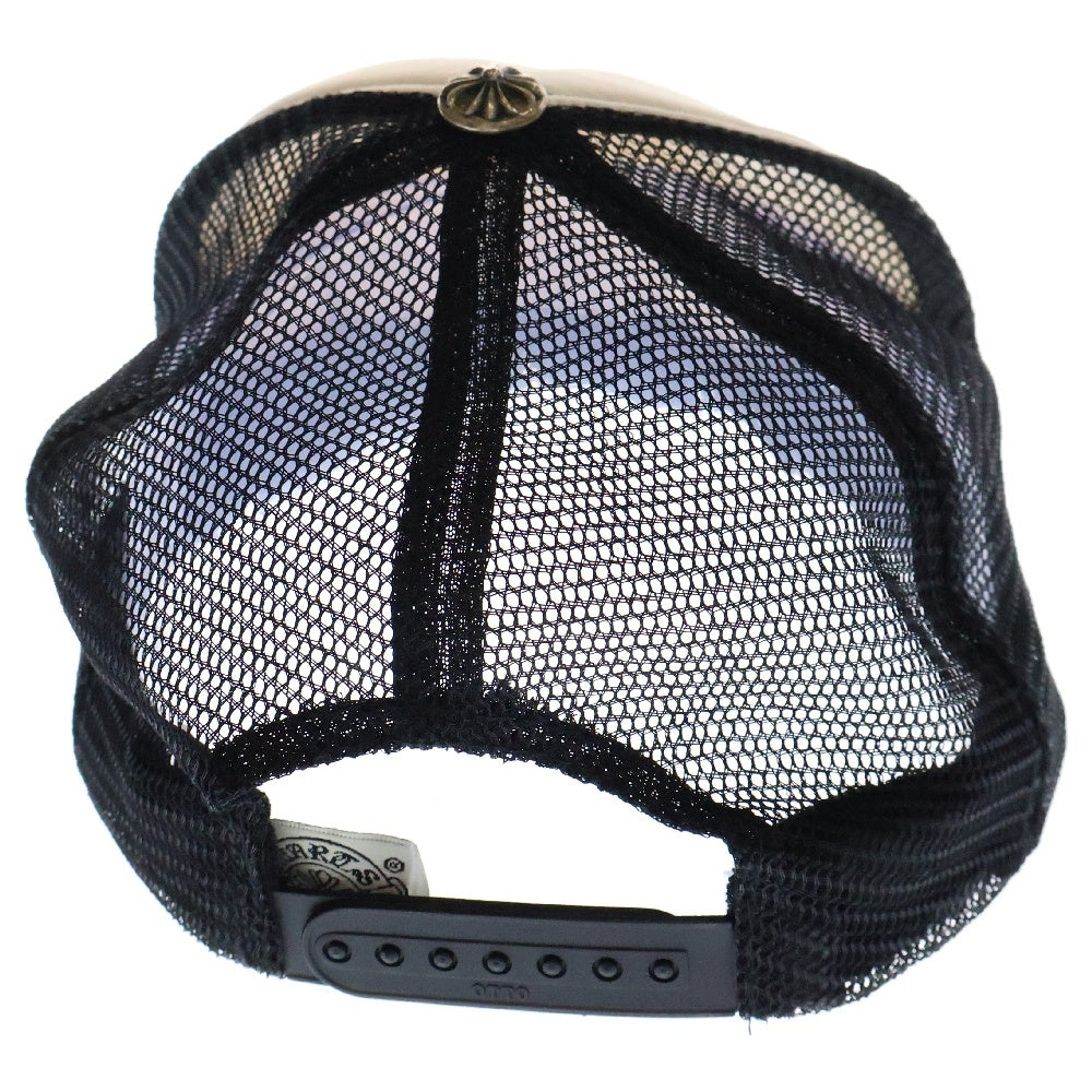 CHROME HEARTS(クロムハーツ) TRUCKER CAP FUCK オールド トラッカーキャップ メッシュ ブラック/ホワイト
