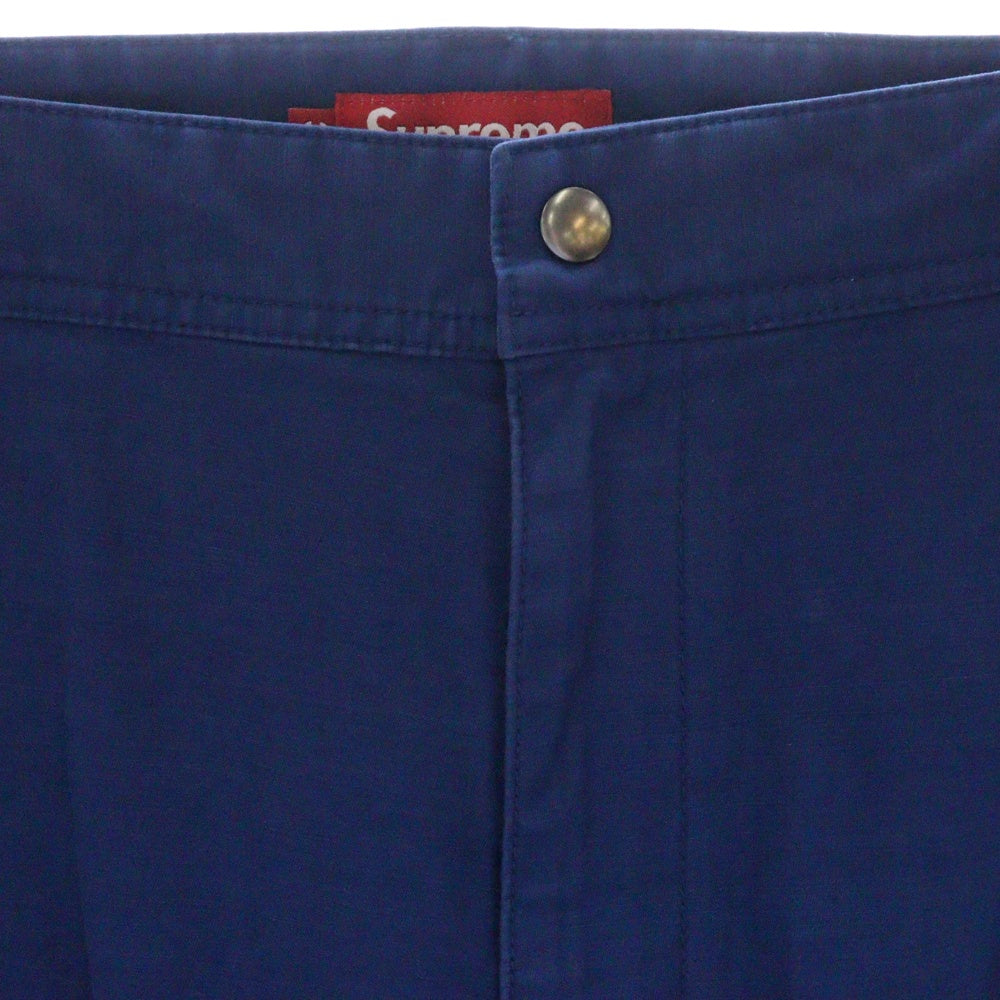 SUPREME(シュプリーム) 25SS Cargo Short カーゴショーツ ハーフパンツ ジップフライ ブルー