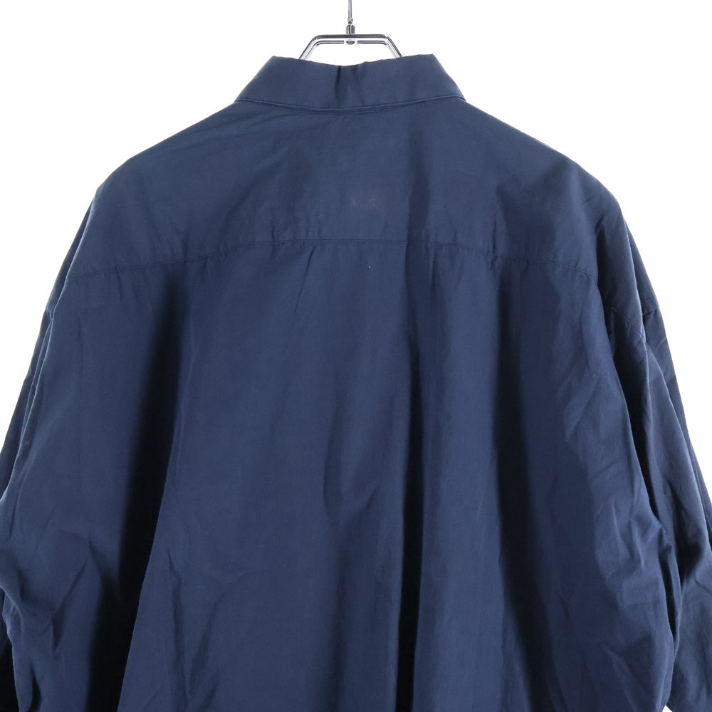 UNUSED(アンユーズド) 18AW レギュラーカラー 長袖シャツ ドローコード ネイビー US1516