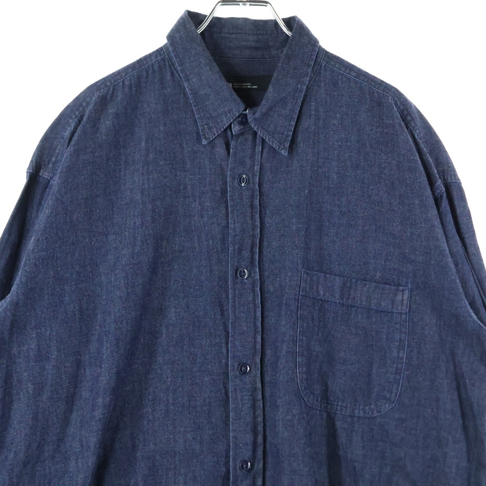 green label relaxing UNITED ARROWS(グリーンレーベルリラクシング ユナイテッドアローズ) レギュラーカラー 長袖シャツ コットン インディゴ 3211-187-3142