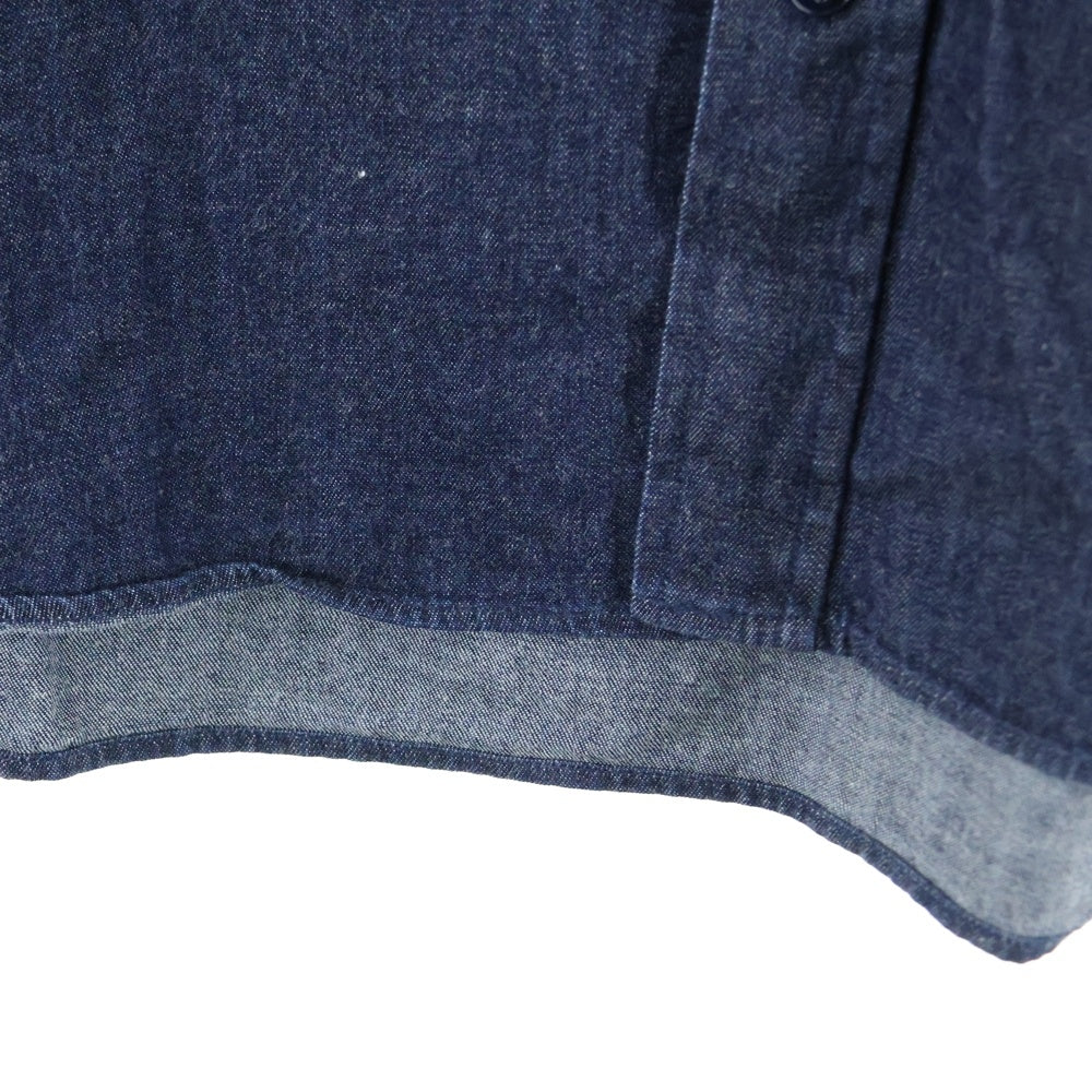green label relaxing UNITED ARROWS(グリーンレーベルリラクシング ユナイテッドアローズ) レギュラーカラー 長袖シャツ コットン インディゴ 3211-187-3142