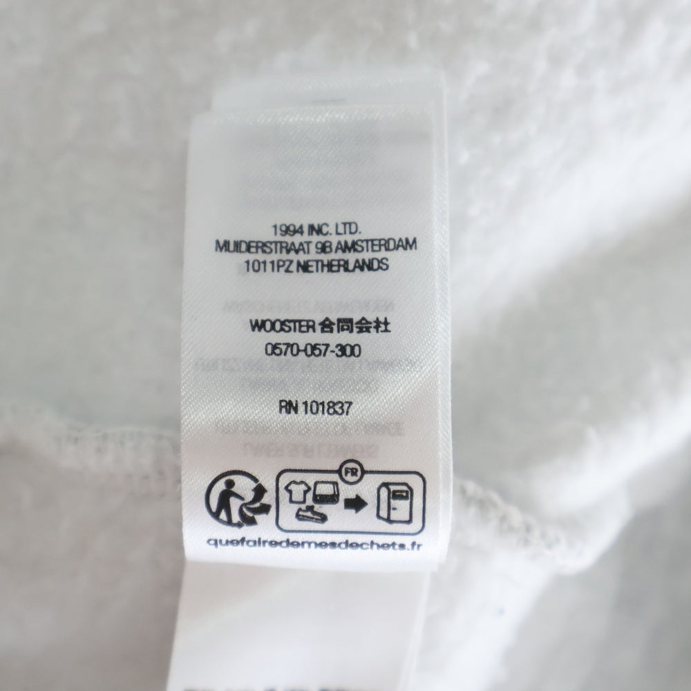 SUPREME(シュプリーム) 23AW Satin Applique Hooded Sweatshirt サテンアップリケ フーデッド プルオーバーパーカー グレー