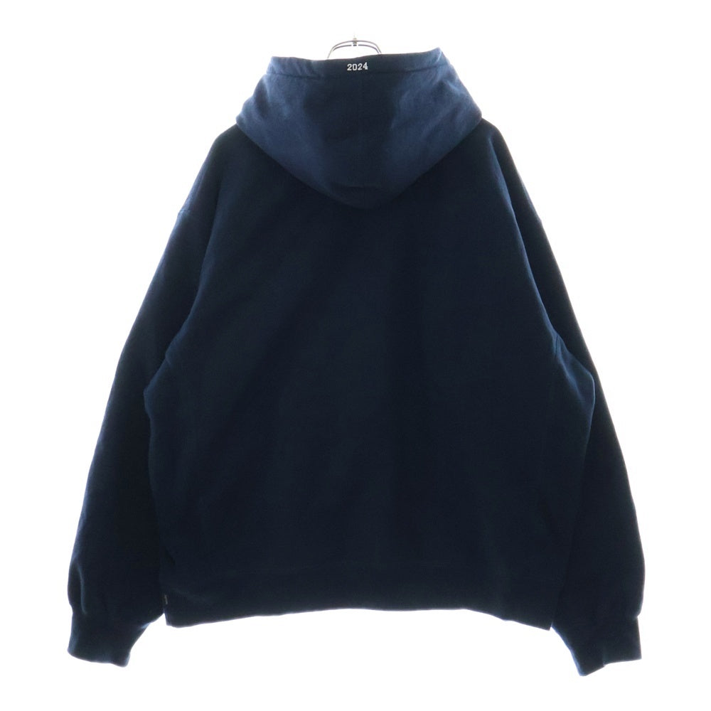 SUPREME(シュプリーム) 24AW Box Logo Hooded Sweatshirt ボックスロゴ フーデッド プルオーバー スウェットパーカー ネイビー