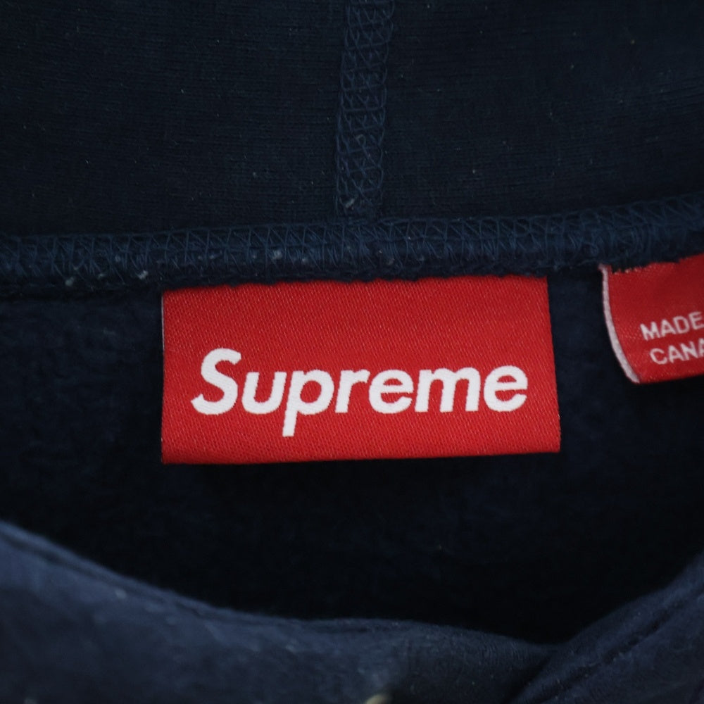 SUPREME(シュプリーム) 24AW Box Logo Hooded Sweatshirt ボックスロゴ フーデッド プルオーバー スウェットパーカー ネイビー