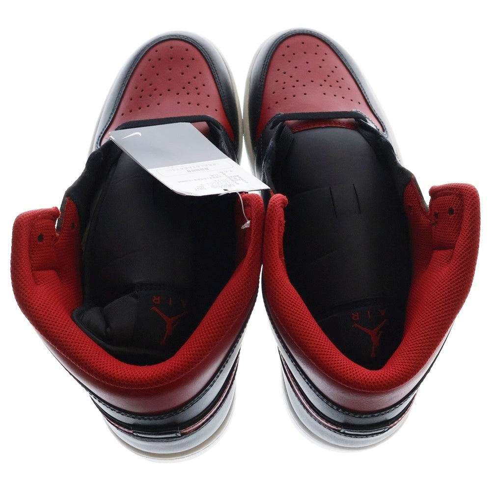 NIKE(ナイキ) AIR JORDAN 1 MID BRED エアジョーダン1 ミッドカットスニーカー ブラック/レッド US11/29.0cm