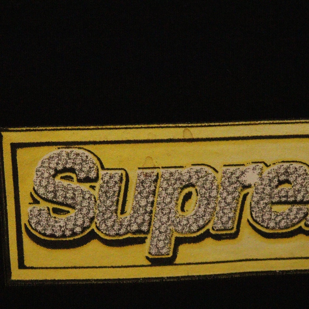 SUPREME(シュプリーム) 22SS Bling Box Logo Hooded Sweatshirt ブリング ボックスロゴ プルオーバーパーカー フーディ ブラック