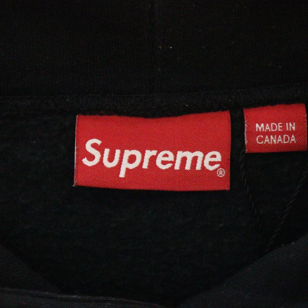 SUPREME(シュプリーム) 22SS Bling Box Logo Hooded Sweatshirt ブリング ボックスロゴ プルオーバーパーカー フーディ ブラック