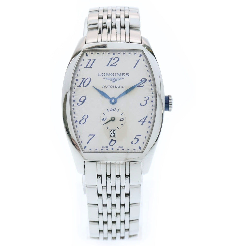 LONGINES(ロンジン) EVIDENZA エヴィデンツァ ビッグトノー 自動巻き アイボリー文字盤 腕時計 シルバー L2.642.4