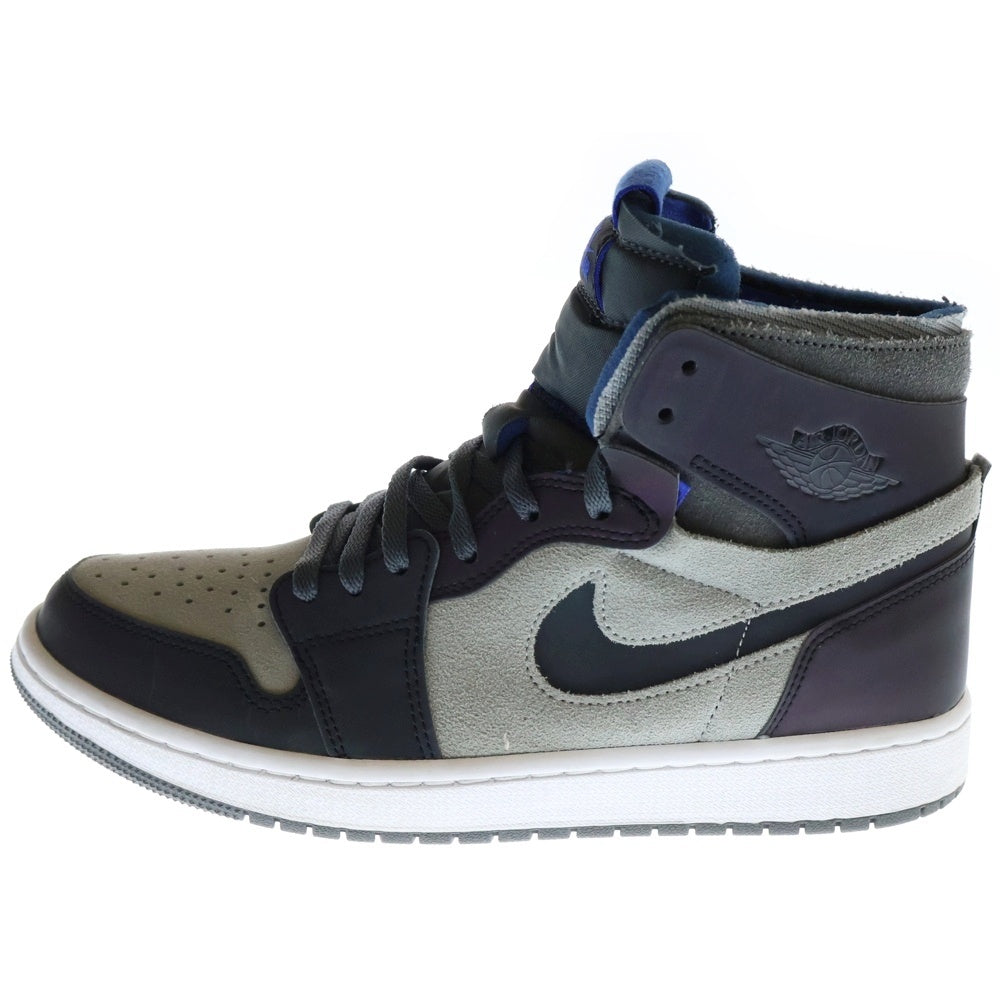 NIKE(ナイキ) ×League of Legends AIR JORDAN1 ZOOM CMFT E‐SPORT リーグレジェンド エアジョーダン1 ズーム ハイカットスニーカー グレー US9/27.0cm DD1453-001