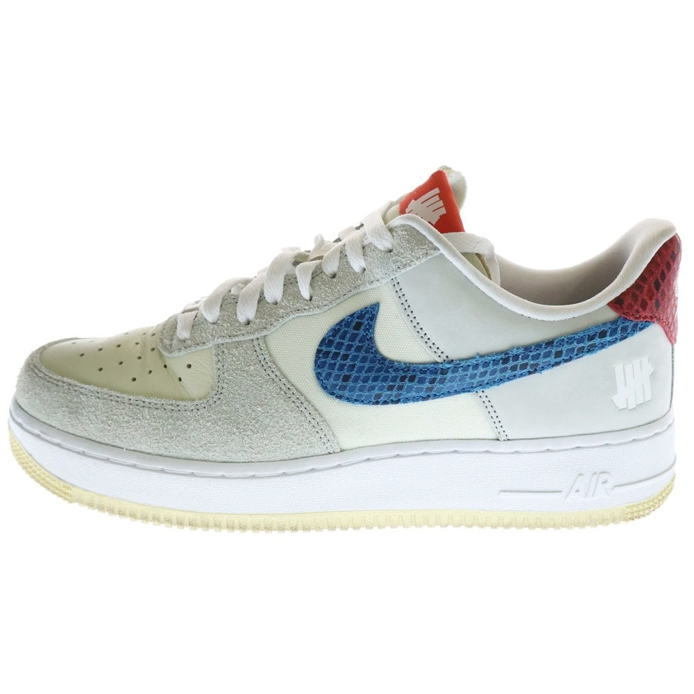 NIKE(ナイキ) ×UNDEFEATED AIR FORCE1 LOW SP アンディフィーテッド エアフォース1 ローカット スニーカー グレー US9/27.0cm DM8461-001
