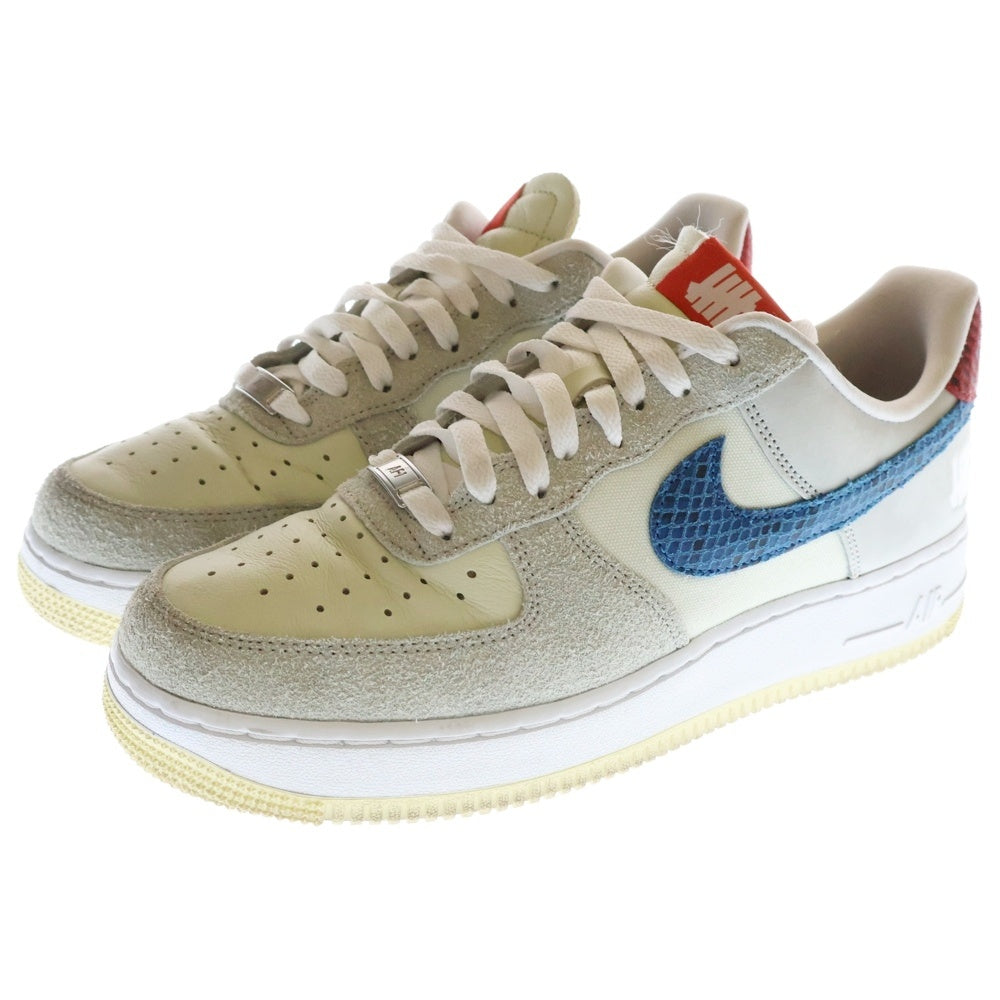 NIKE(ナイキ) ×UNDEFEATED AIR FORCE1 LOW SP アンディフィーテッド エアフォース1 ローカット スニーカー グレー US9/27.0cm DM8461-001