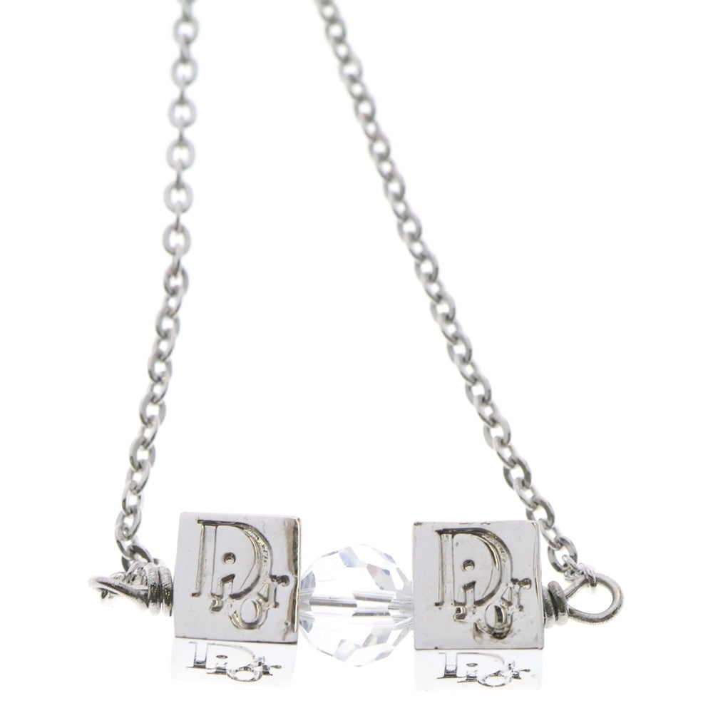 Christian Dior(クリスチャンディオール) トロッター キューブ ネックレス シルバー