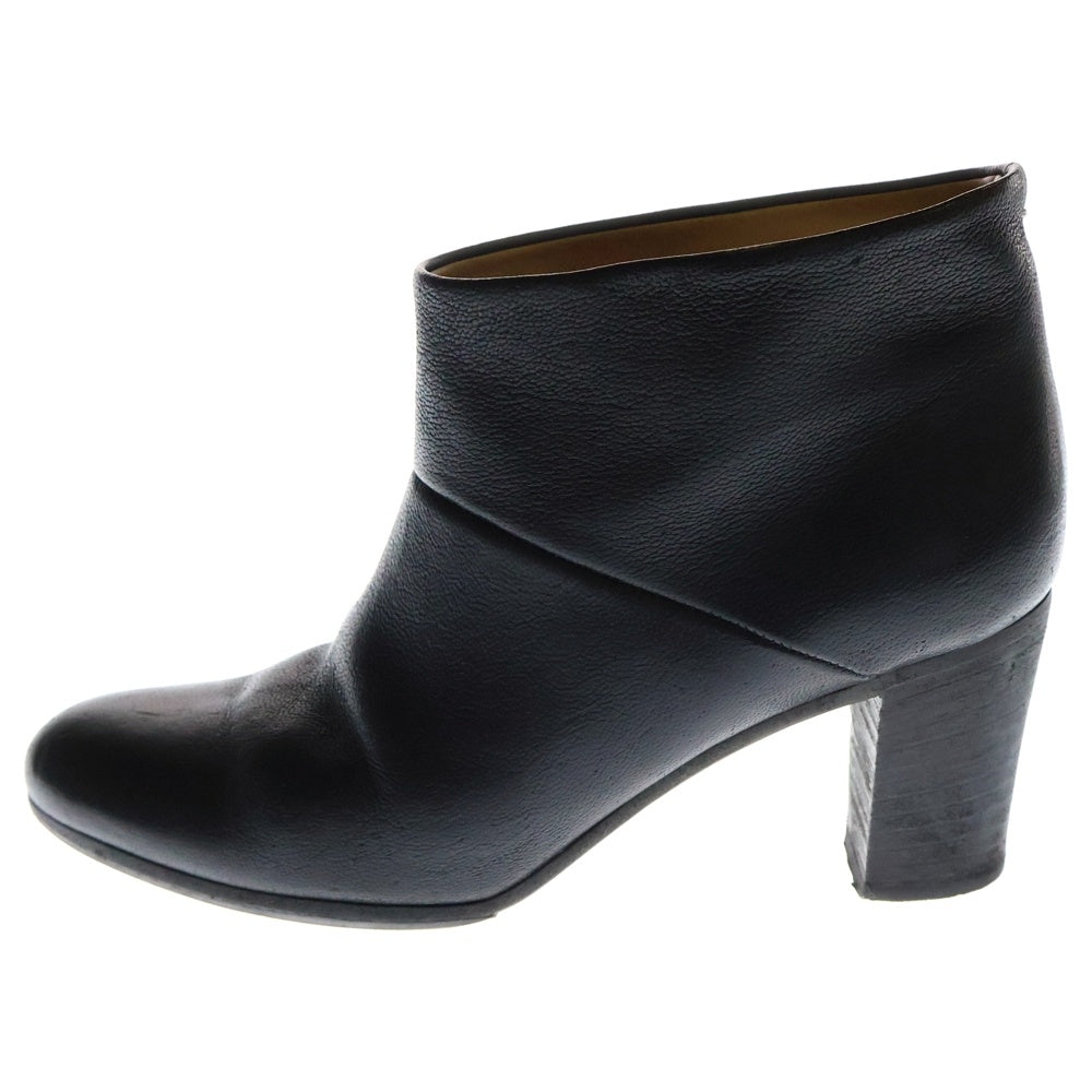 Maison Martin Margiela(メゾンマルタンマルジェラ) 22 ショート ヒールブーツ レザー ブラック レディース 38WU0206