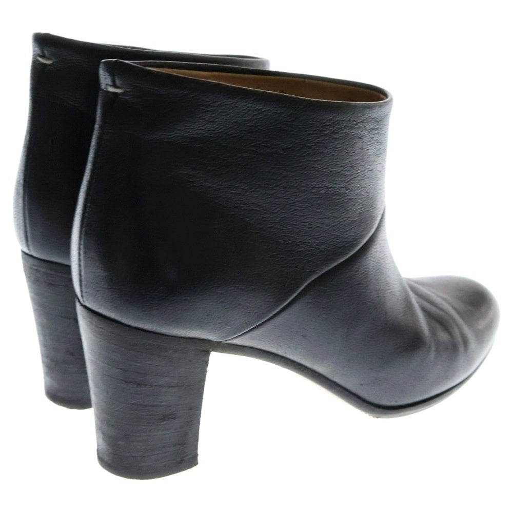 Maison Martin Margiela(メゾンマルタンマルジェラ) 22 ショート ヒールブーツ レザー ブラック レディース 38WU0206