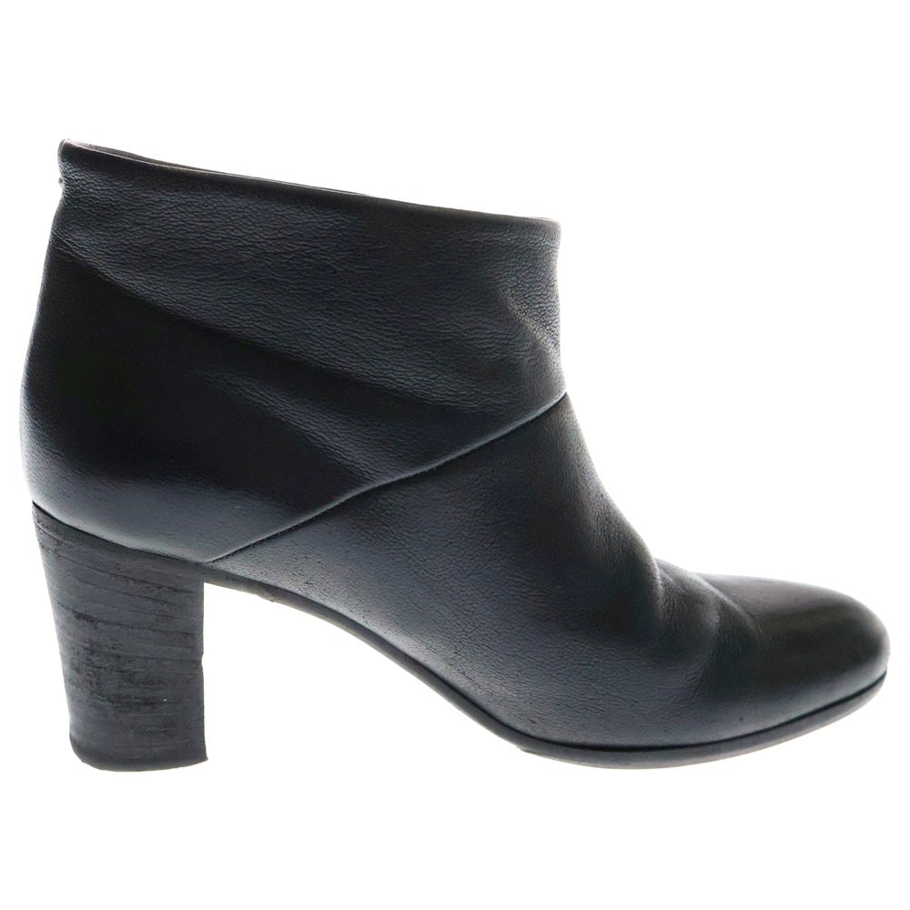 Maison Martin Margiela(メゾンマルタンマルジェラ) 22 ショート ヒールブーツ レザー ブラック レディース 38WU0206