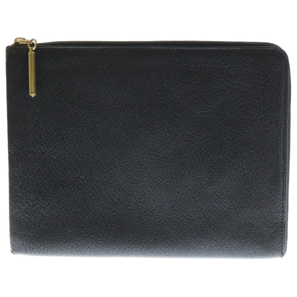 3.1 Phillip Lim(スリーワンフィリップリム) L字 ファスナー ポーチ ハンドバッグ ブラック