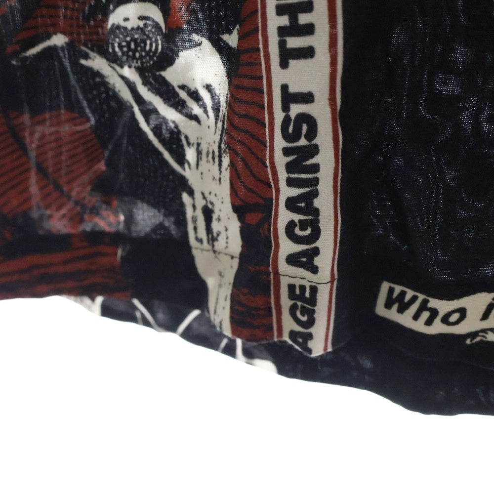 WACKO MARIA(ワコマリア) 20SS ×RAGE AGAINST THE MACHINE S/S HAWAIIAN SHIRT レイジアゲインストザマシーン ハワイアンシャツ 半袖シャツ ブラック RATM-WM-HI01