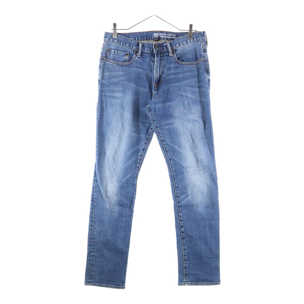 GAP(ギャップ) SKINNY STRETCH ギャップ ジップフライ スキニーデニムパンツ インディゴ