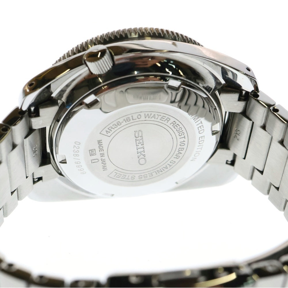 SEIKO(セイコー) 5スポーツ ヘリテージデザイン 黒文字盤 自動巻 腕時計 シルバー