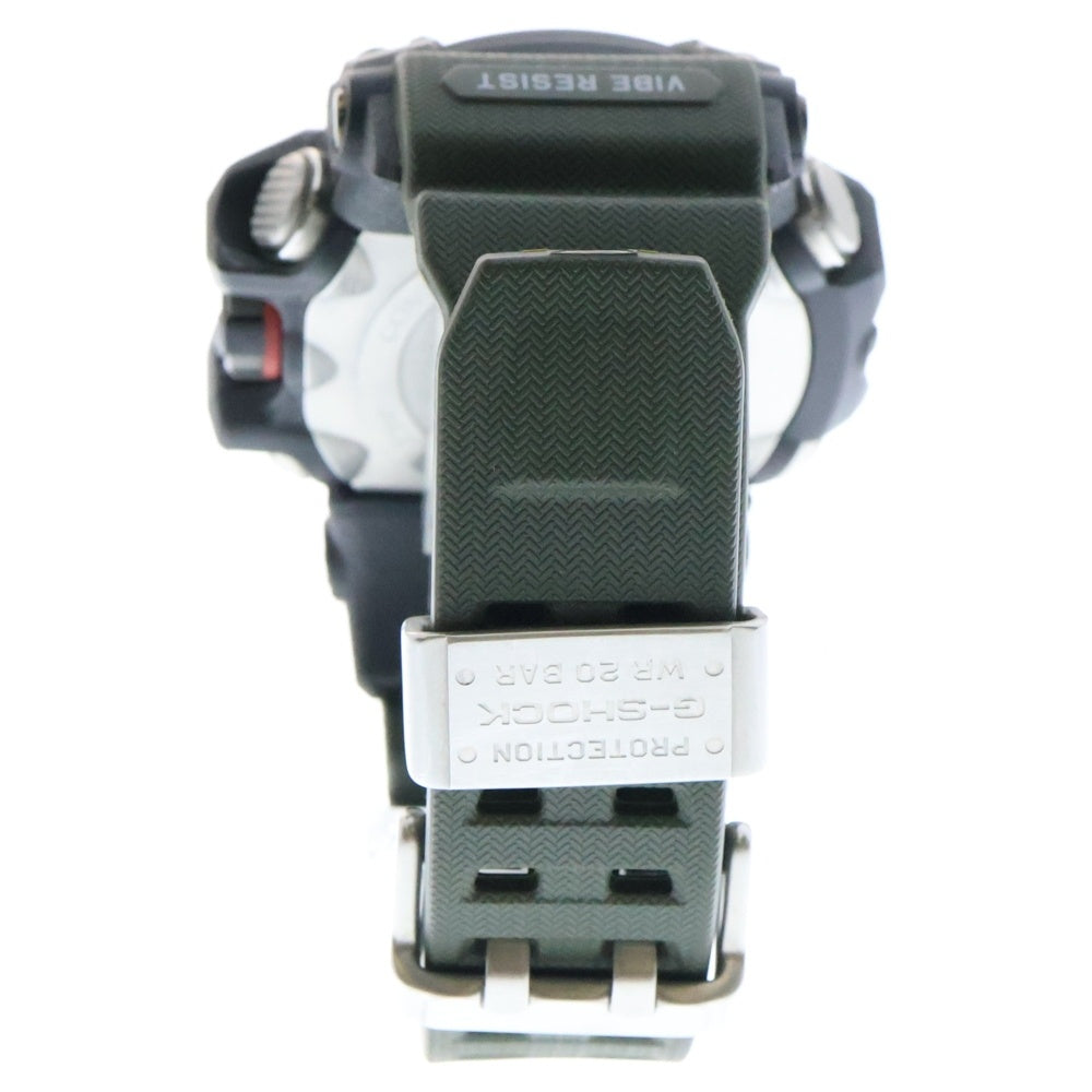 CASIO G-SHOCK(カシオ ジーショック) トリプルセンサー マッドスター ソーラー電波式 ブラック/カーキ 腕時計 GWG-1000-1A3JF