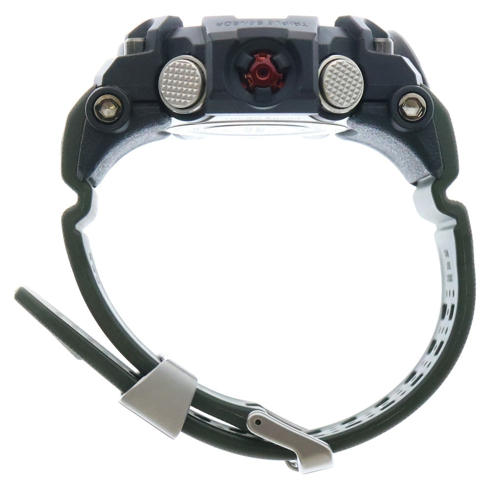 CASIO G-SHOCK(カシオ ジーショック) トリプルセンサー マッドスター ソーラー電波式 ブラック/カーキ 腕時計 GWG-1000-1A3JF