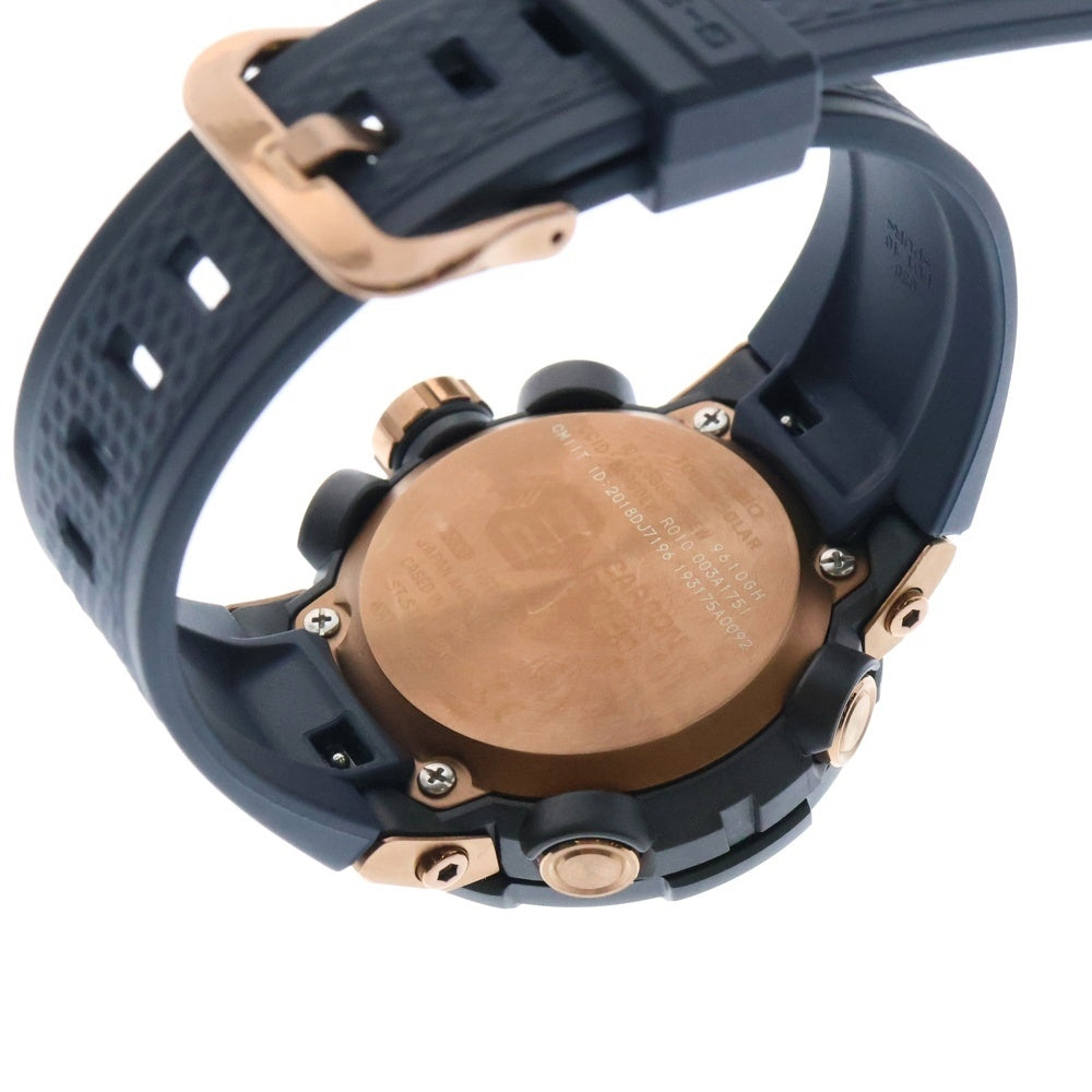 CASIO G-SHOCK(カシオ ジーショック) G-STEEL ジースティール ソーラー電波式 ネイビー/ゴールド 腕時計 GST-B200