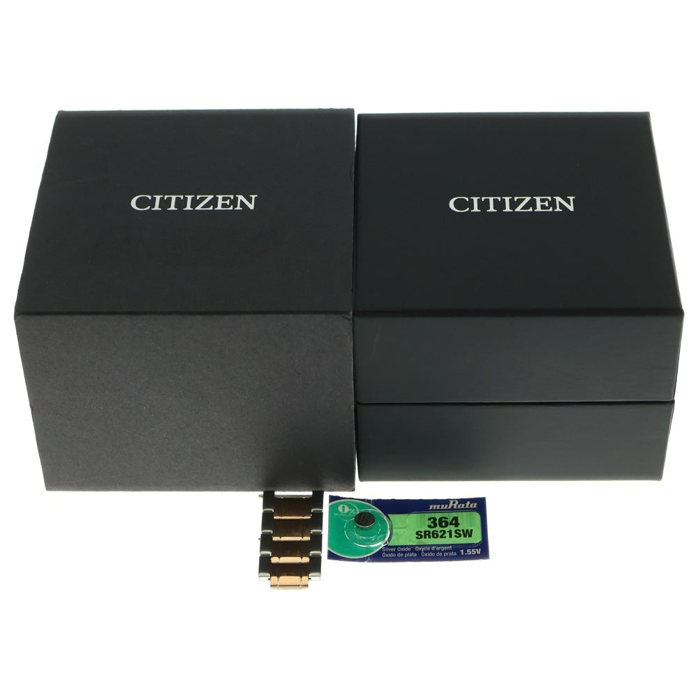 CITIZEN(シチズン) WR50 クォーツ 腕時計 ステンレス ネイビー/ゴールド G112-0039M02