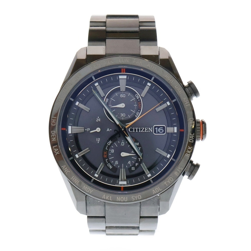 CITIZEN(シチズン) アテッサ エコドライブ ソーラー 電波 腕時計 ブラック H800-T025871